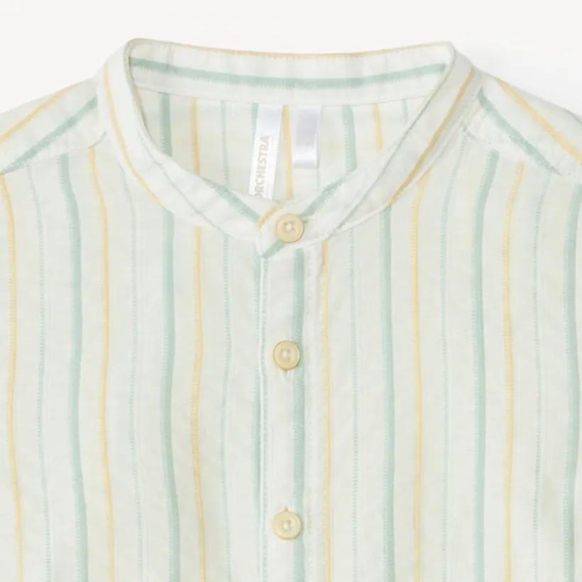 Ensemble 2 pièces chemise manches courtes + bermuda pour bébé garçon
