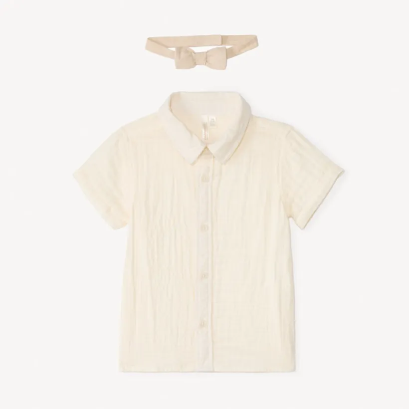 Ensemble 2 pièces chemise + salopette pour bébé garçon
