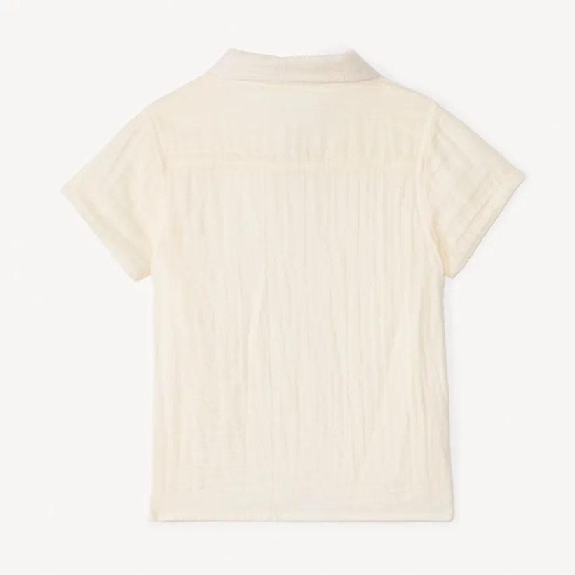 Ensemble 2 pièces chemise + salopette pour bébé garçon