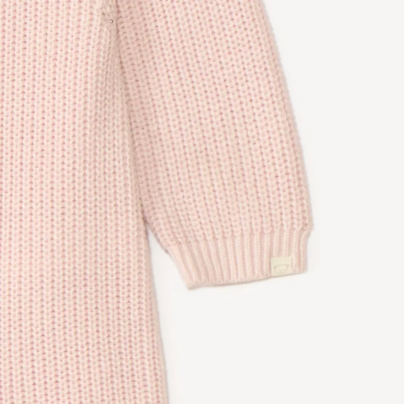 Ensemble 2 pièces combinaison + bonnet en tricot pour bébé fille