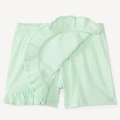 Ensemble 2 pièces débardeur + jupe-short print fleuri pour fille