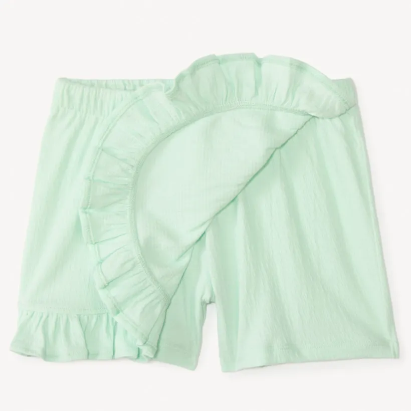 Ensemble 2 pièces débardeur + jupe-short print fleuri pour fille