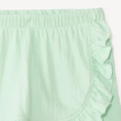 Ensemble 2 pièces débardeur + jupe-short print fleuri pour fille