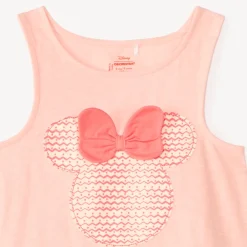 Ensemble 2 pièces débardeur + short en tricot à rayures pour fille