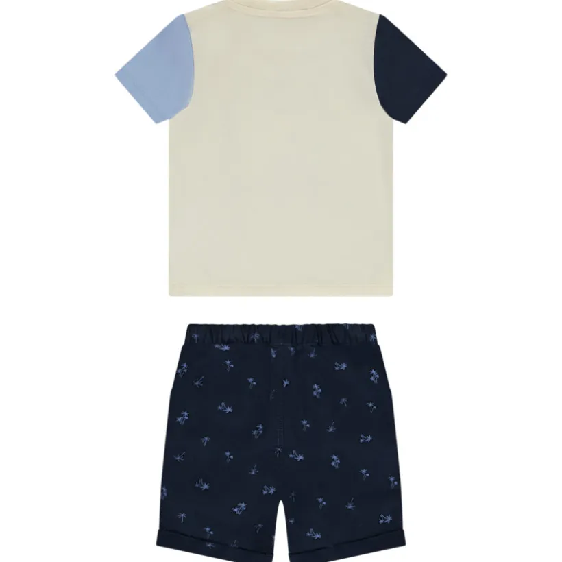 Ensemble 2 pièces effet color block pour bébé garçon