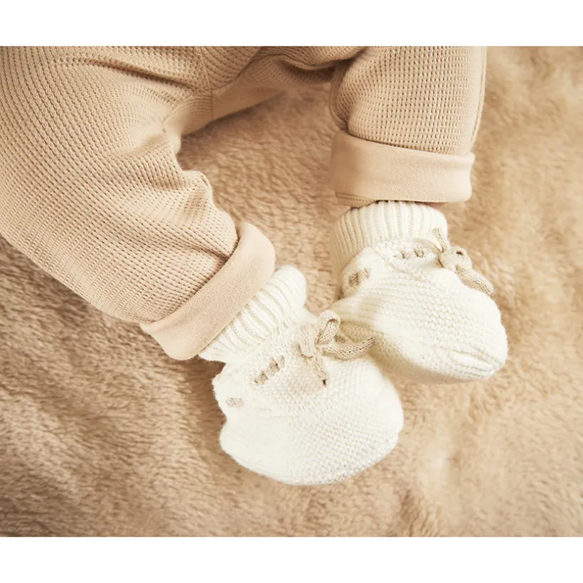 Ensemble 3 pièces en jersey et nid d'abeille pour bébé