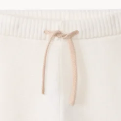 Ensemble 2 pièces en tricot point mousse uni pour bébé