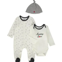 Ensemble 3 pièces imprimé fantaisie pour bébé