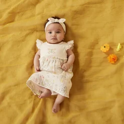 Ensemble 2 pièces imprimé floral pour bébé fille