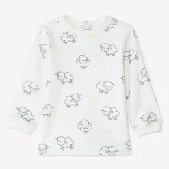 Ensemble 2 pièces motif moutons pour bébé garçon