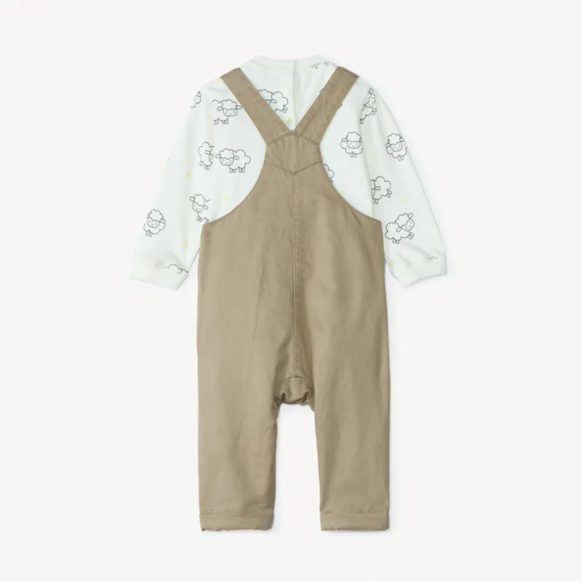 Ensemble 2 pièces motif moutons pour bébé garçon