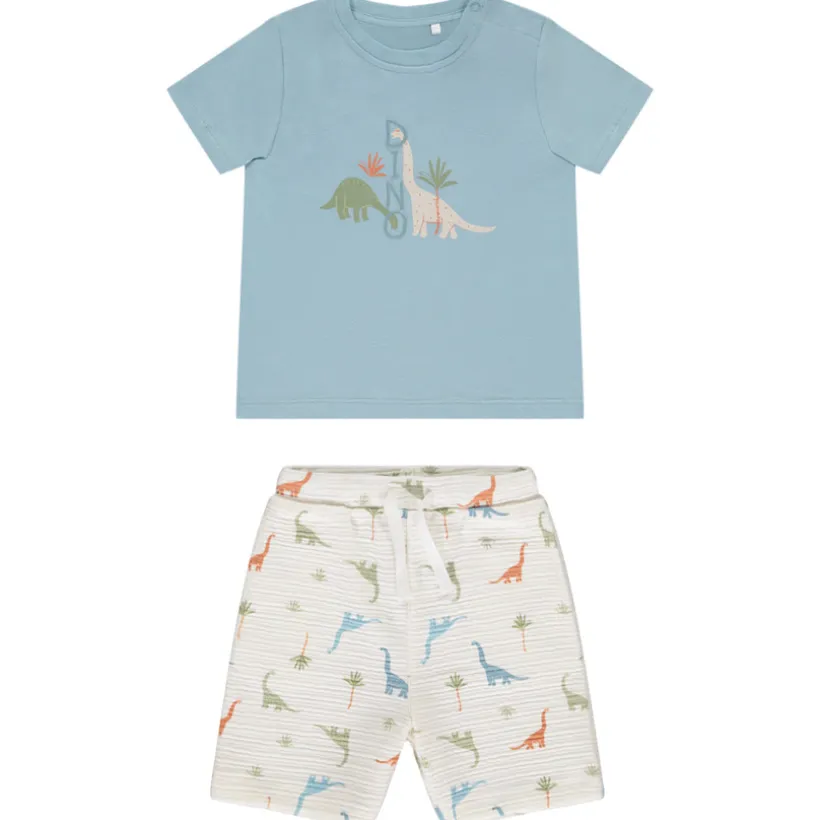 Ensemble 2 pièces motifs dinosaures pour bébé garçon