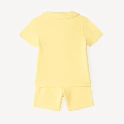 Ensemble 2 pièces polo + short avec print 3D fantaisie pour bébé garçon