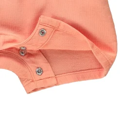 Ensemble 2 pièces salopette courte + t-shirt imprimé pour bébé garçon