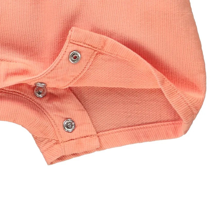 Ensemble 2 pièces salopette courte + t-shirt imprimé pour bébé garçon