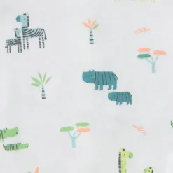 Ensemble 2 pièces salopette courte + t-shirt imprimé pour bébé garçon