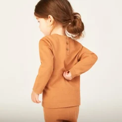Ensemble 2 pièces total look en tricot pour bébé fille