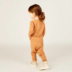Ensemble 2 pièces total look en tricot pour bébé fille