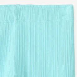 Ensemble 2 pièces t-shirt + cycliste broderie coquillages pour fille
