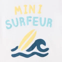 Ensemble 2 pièces t-shirt manches courtes + short imprimé surf pour bébé garçon