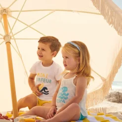 Ensemble 2 pièces t-shirt manches courtes + short imprimé surf pour bébé garçon