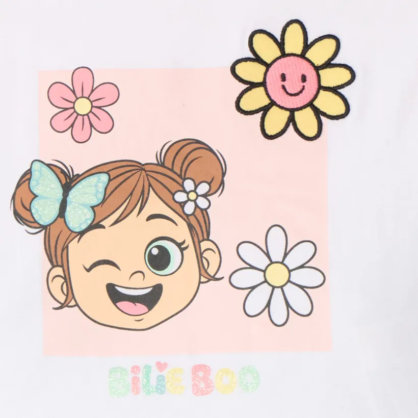 Ensemble 2 pièces t-shirt + short Bilie Boo pour fille