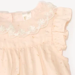 Ensemble 2 pièces tunique + caleçon bucolique pour bébé fille