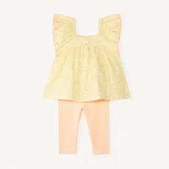 Ensemble 2 pièces tunique + legging pour bébé fille