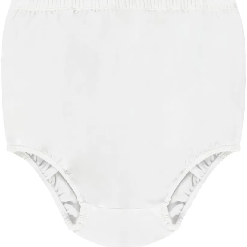 Ensemble robe de cérémonie en tulle brodé + bloomer pour bébé fille