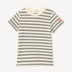 Ensemble salopette + t-shirt marinière pour bébé garçon