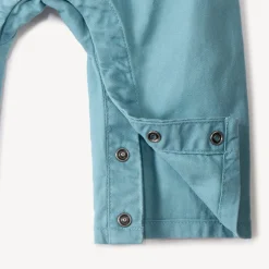 Ensemble salopette uni + t-shirt fantaisie pour bébé garçon