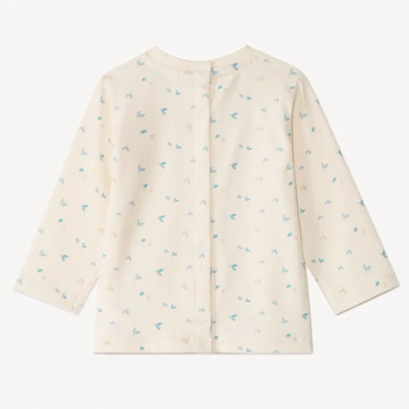 Ensemble salopette uni + t-shirt fantaisie pour bébé garçon