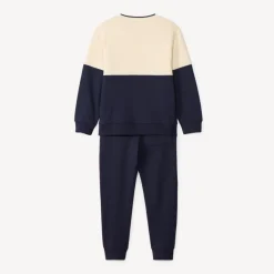 Ensemble sweat bicolore + pantalon de jogging pour garçon