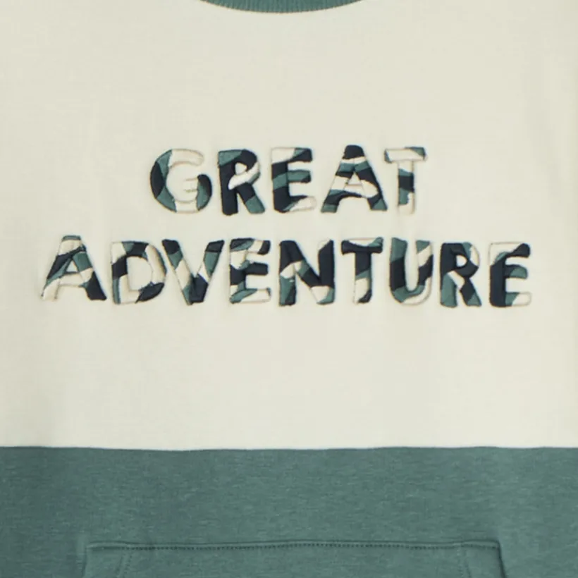 Ensemble sweat à broderie fantaisie et jogging pour garçon
