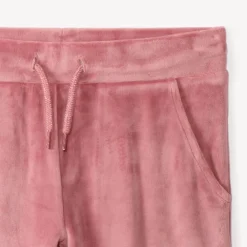 Ensemble sweat à capuche + jogging en velours pour fille