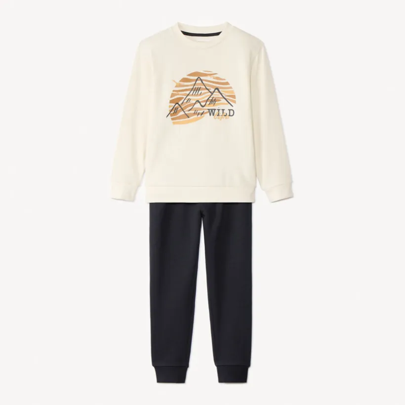 Ensemble sweat fantaisie + jogging pour garçon
