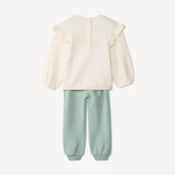 Ensemble sweat + jogging fantaisie pour bébé fille