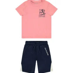 Ensemble t-shirt manches courtes printé + short pour garçon