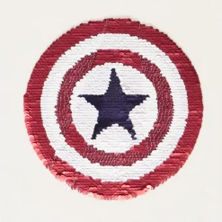 Ensemble t-shirt + short à sequins magiques Avengers Marvel pour garçon