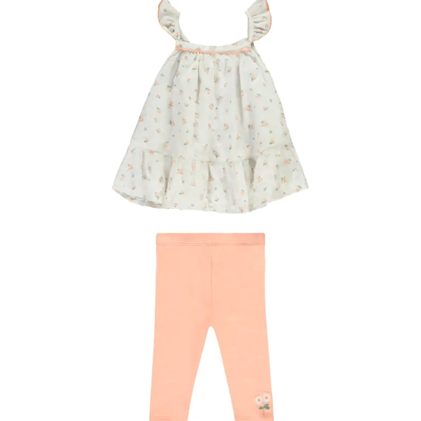 Ensemble tunique + caleçon long fantaisie pour bébé fille