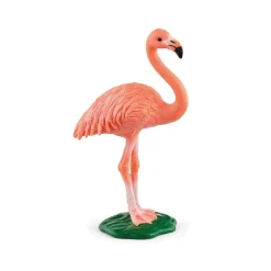 Figurine flamant rose