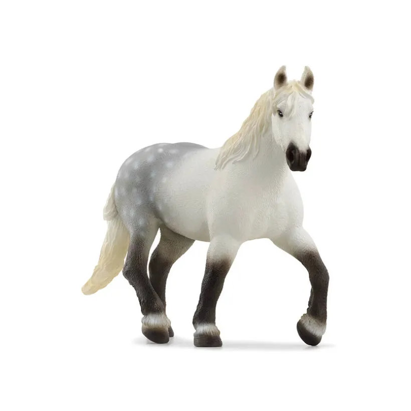 Figurine jument Percheron