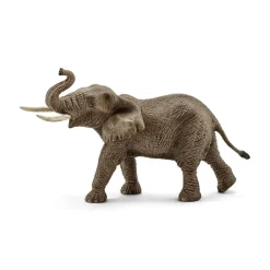 Figurine éléphant d'Afrique mâle