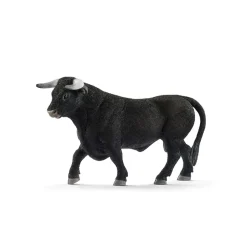 Figurine taureau noir