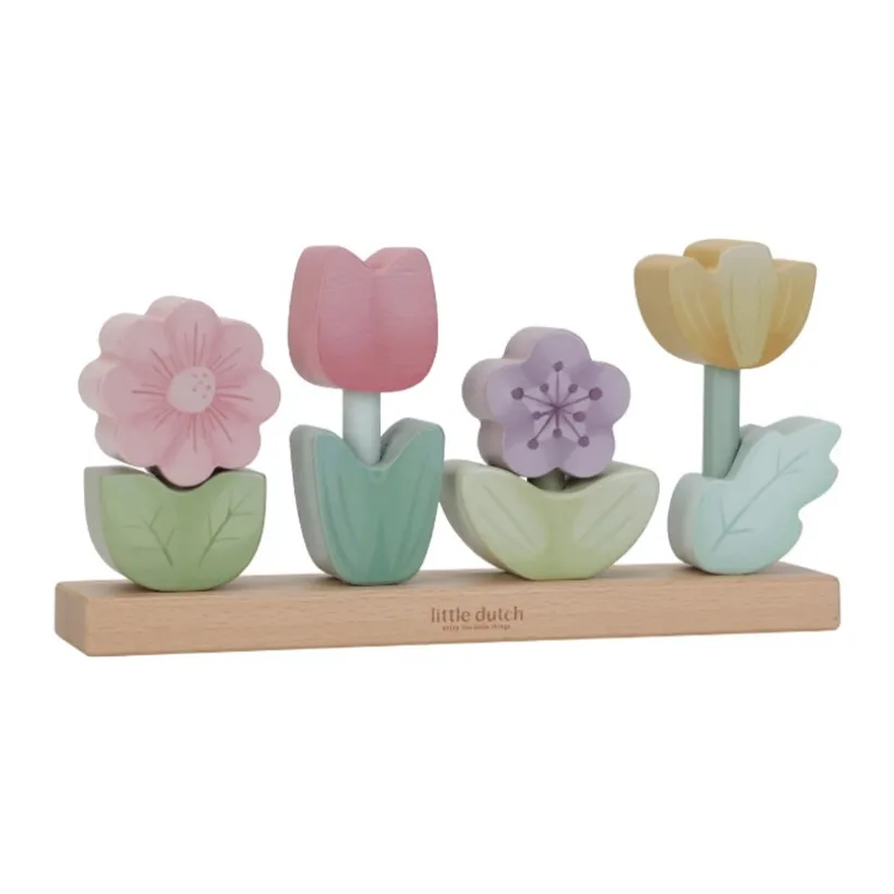 Fleurs à empiler en bois Fairy Garden