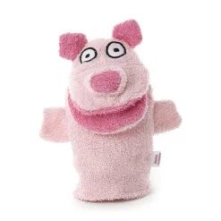 Gant de toilette cochon