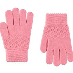 Gants en tricot fantaisie pour fille