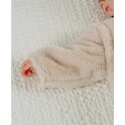 Gigoteuse 50cm manches amovibles Fausse fourrure Beige MM25