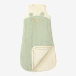 Gigoteuse en velours avec manches amovibles broderie ourson TOG 3 pour bébé garçon
