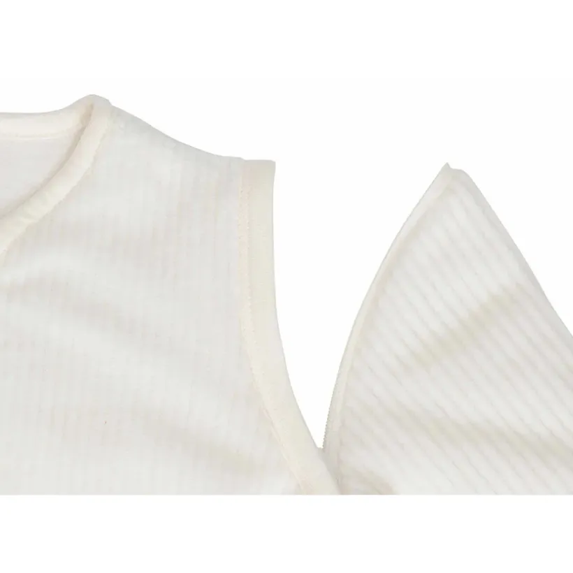 Gigoteuse manches amovibles 70cm 4saisons Rib Ivory